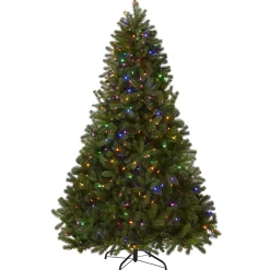 Best 7.5 ft. Pre-Lit Downswept Douglas Fir Tree with Dual Color LED Lights Full|Pre-Lit