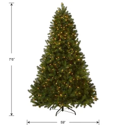 Best 7.5 ft. Pre-Lit Downswept Douglas Fir Tree with Dual Color LED Lights Full|Pre-Lit