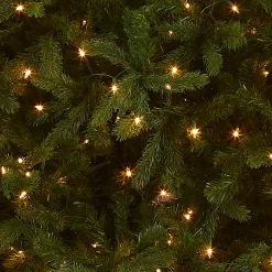 New 12 ft. Pre-Lit Downswept Douglas Fir Tree with Clear Lights Full|Pre-Lit