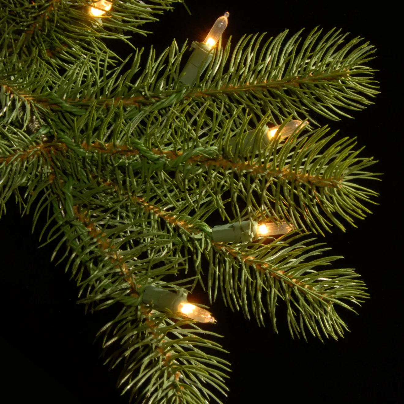 Outlet 9 ft. Pre-Lit Downswept Douglas Fir Pencil Slim Tree with Clear Lights Pencil Slim|Pre-Lit
