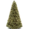 Discount 9 ft. Pre-Lit Downswept Douglas Fir Tree with Dual Color LED Lights Full|Pre-Lit