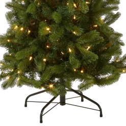New 6.5 ft. Pre-Lit Downswept Douglas Fir Pencil Slim Tree with Dual Color LED Lights Pencil Slim|Pre-Lit