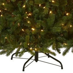 Clearance 7.5 ft. Pre-Lit Downswept Douglas Fir Tree with 750 Dual Color LED Lights Full|Pre-Lit