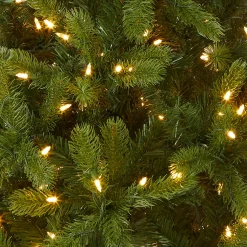 Sale 4.5 ft. Pre-Lit Downswept Douglas Fir Tree with Dual Color LED Lights Full|Pre-Lit
