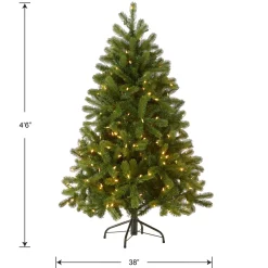Sale 4.5 ft. Pre-Lit Downswept Douglas Fir Tree with Dual Color LED Lights Full|Pre-Lit