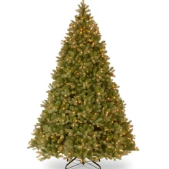 Online 10 ft. Pre-Lit Downswept Douglas Fir Tree with Dual Color LED Lights Full|Pre-Lit