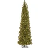 9 ft. Pre-Lit Downswept Douglas Fir Pencil Slim Tree with Dual Color LED Lights Pencil Slim|Pre-Lit