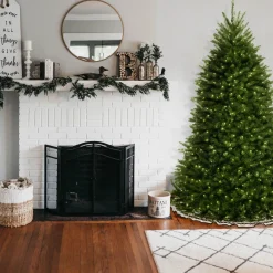 Best 6.5 ft. Pre-Lit Dunhill Fir Blue Tree with Clear Lights Pre-Lit|6 To 6.5 Feet