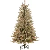 Outlet 4.5 ft. Pre-Lit Dunhill Fir Slim Tree with Clear Lights Pre-Lit|Slim