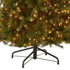 Outlet 7.5 ft. Pre-Lit Dunhill Fir Slim Tree with Clear Lights Slim|Pre-Lit
