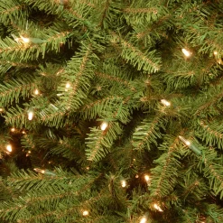 Hot 9 ft. Pre-Lit Dunhill Fir Slim Tree with Clear Lights Slim|Pre-Lit