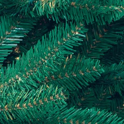 Online 7.5 ft. Pre-Lit Dunhill Fir Snowy Blue Tree with Clear Lights Full|Pre-Lit