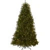 Discount 7 ft. Pre-Lit Dunhill Fir Tree with PowerConnect Dual Color LED Lights Full|Pre-Lit