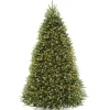 Online 9 ft. Pre-Lit Dunhill Fir Tree with PowerConnect Clear Lights Full|Pre-Lit