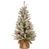 New 3 ft. Pre-Lit Dunhill Fir Tree with Warm White LED Lights Tabletop|Under 5 Feet