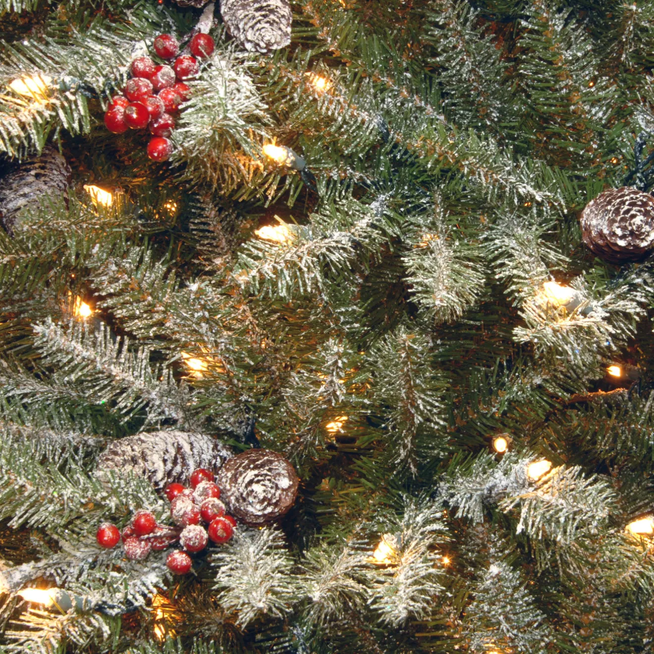 New 3 ft. Pre-Lit Dunhill Fir Tree with Warm White LED Lights Tabletop|Under 5 Feet