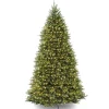 Sale 12 ft. Pre-Lit Dunhill Fir Tree with PowerConnect Dual Color LED Lights Full|10 To 11.5 Feet