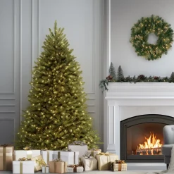 Best 6.5 ft. Pre-Lit Dunhill Fir Tree with PowerConnect Clear Lights Full|Pre-Lit