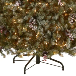Hot 7 ft. Pre-Lit Dunhill Fir Tree with 700 Clear Lights Pre-Lit|Full