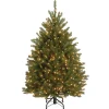 Hot 4.5 ft. Pre-Lit Dunhill Fir Tree with Clear Lights Full|Under 5 Feet