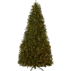 Sale 10 ft. Pre-Lit Dunhill Fir Tree with Dual Color LED Lights Full|Pre-Lit