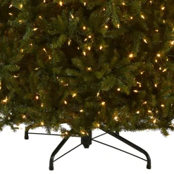 Sale 10 ft. Pre-Lit Dunhill Fir Tree with Dual Color LED Lights Full|Pre-Lit