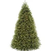 Hot 9 ft. Pre-Lit Dunhill Fir Tree with Clear Lights Full|Pre-Lit