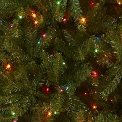 Clearance 6.5 ft. Pre-Lit Dunhill Fir Tree with Multicolor Lights Pre-Lit|6 To 6.5 Feet