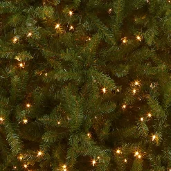 Clearance 12 ft. Pre-Lit Dunhill Fir Tree with Clear Lights Full|Pre-Lit