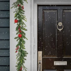 Outlet 6 ft. Pre-Lit First Traditions Scotch Creek Fir Garland Pre-Lit Christmas Garlands|3-6 Feet Christmas Garlands