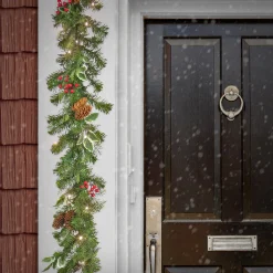 6 ft. Pre-Lit First Traditions Christmas Joy Garland Pre-Lit Christmas Garlands|3-6 Feet Christmas Garlands