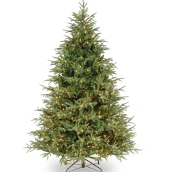 Discount 6.5 ft. Pre-Lit Fraser Grande Tree with Clear Lights Full|Pre-Lit