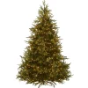 Clearance 7.5 ft. Pre-Lit Fraser Grande Tree with Clear Lights Full|Pre-Lit