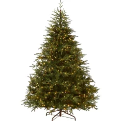 Clearance 6 ft. Pre-Lit Fraser Grande with Dual Color LED Lights Full|Pre-Lit