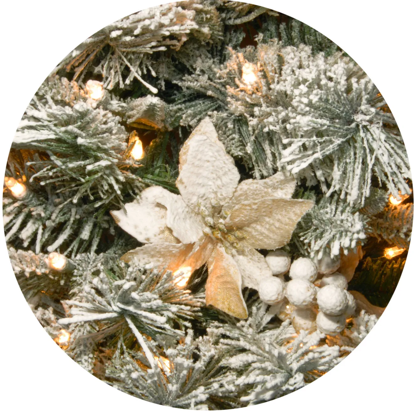 Online 6 ft. Pre-Lit Frosted Colonial Slim Half Tree with Clear Lights Slim|6 To 6.5 Feet