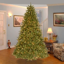 Best 7.5 ft. Pre-Lit Grande Fir Medium Tree with Clear Lights Medium|Pre-Lit