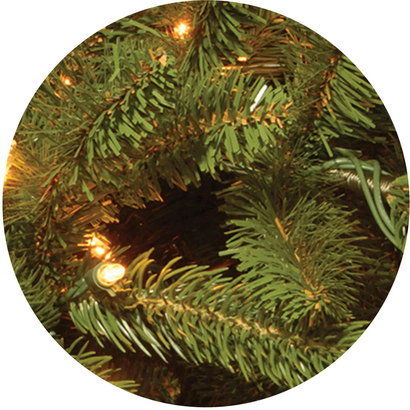 New 7.5 ft. Pre-Lit Grande Fir Pencil Slim Tree with Clear Lights Pencil Slim|Pre-Lit