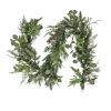 Best 6 ft. Pre-Lit HGTV Home Collection Winter Garden Garland with LED Lights Pre-Lit Christmas Garlands|3-6 Feet Christmas Garlands
