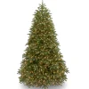 Outlet 6.5 ft. Pre-Lit Jersey Fraser Fir Medium Tree with Clear Lights Medium|Pre-Lit