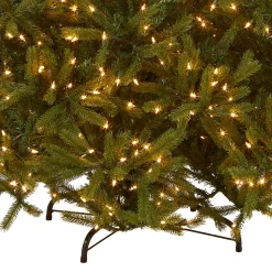 New 7.5 ft. Pre-Lit Jersey Fraser Fir Tree with Clear Lights Full|Pre-Lit