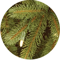New 7.5 ft. Pre-Lit Jersey Fraser Fir Tree with Clear Lights Full|Pre-Lit
