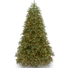 Discount 6.5 ft. Pre-Lit Jersey Fraser Fir Medium Tree with Dual Color LED Lights Medium|Pre-Lit
