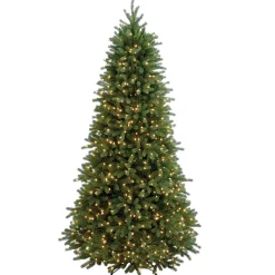 Outlet 7.5 ft. Pre-Lit Jersey Fraser Fir Slim Tree with Clear Lights Slim|Pre-Lit