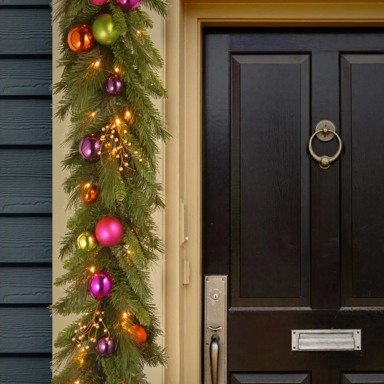 6 ft. Pre-Lit Kaleidoscope Garland with Warm White LED Lights Pre-Lit Christmas Garlands|3-6 Feet Christmas Garlands