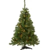 Clearance 4 ft. Pre-Lit Kincaid Spruce Tree with Clear Lights Full|Pre-Lit