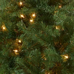 Clearance 4 ft. Pre-Lit Kincaid Spruce Tree with Clear Lights Full|Pre-Lit