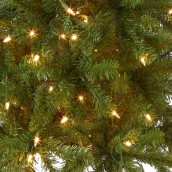 Hot 4.5 ft. Pre-Lit Kingswood Fir Pencil Tree with Clear Lights Pencil Slim|Pre-Lit