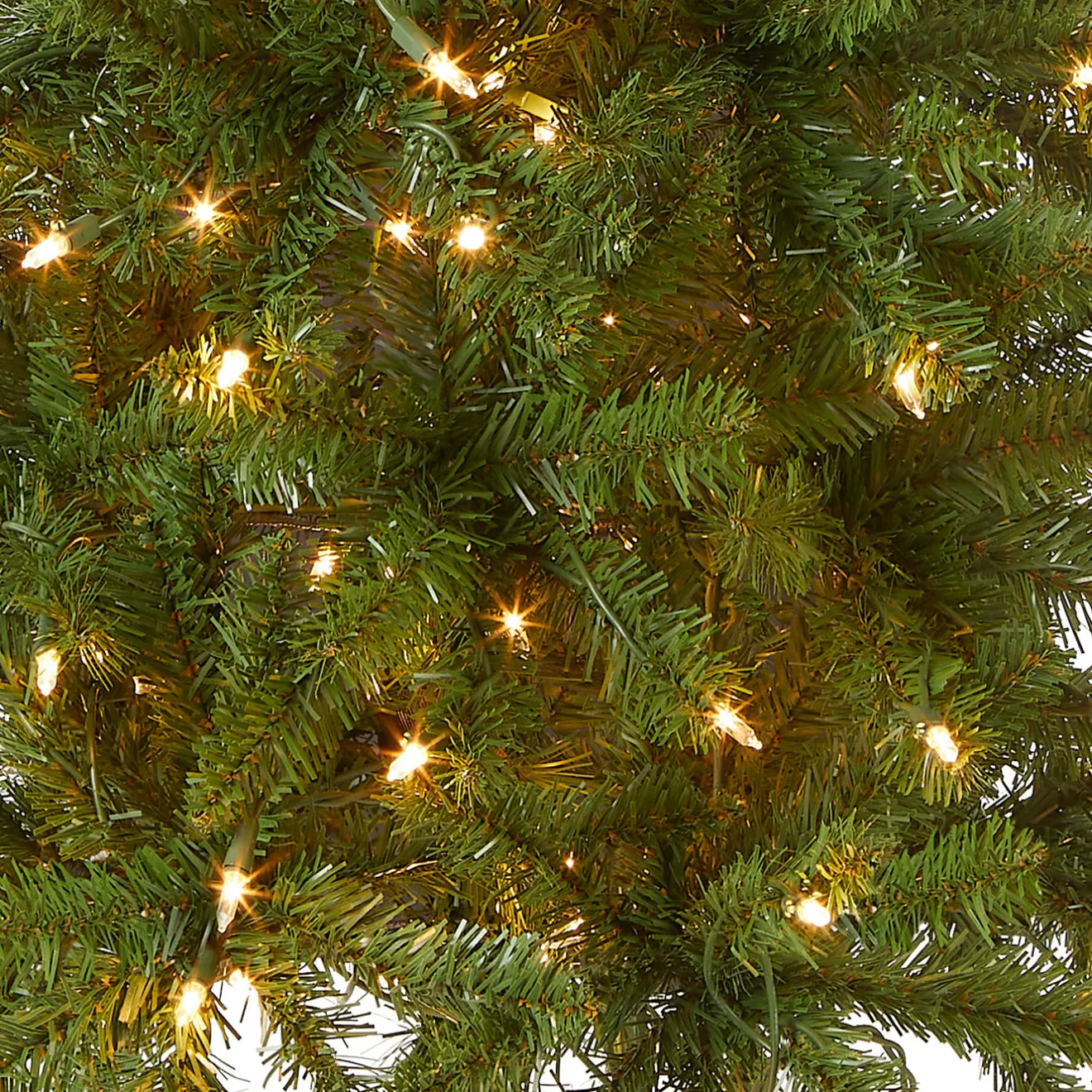 Hot 4.5 ft. Pre-Lit Kingswood Fir Pencil Tree with Clear Lights Pencil Slim|Pre-Lit