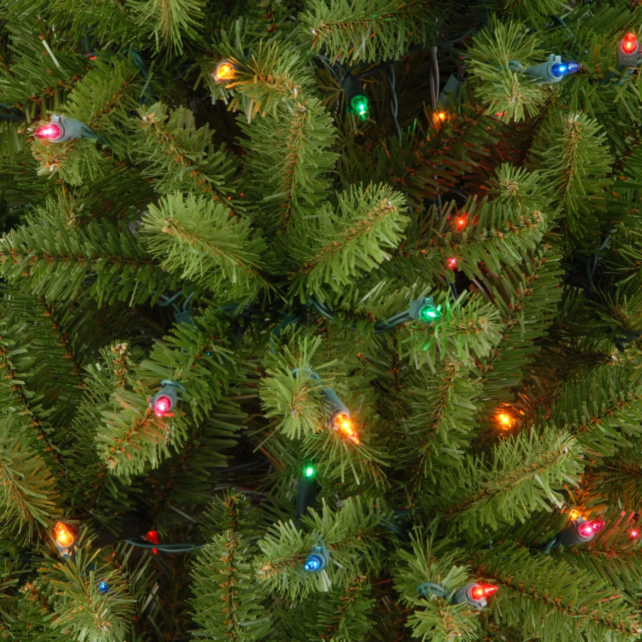 Online 4.5 ft. Pre-Lit Kingswood Fir Pencil Tree with Multicolor Lights Pencil Slim|Pre-Lit