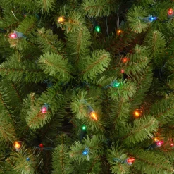 Online 4.5 ft. Pre-Lit Kingswood Fir Pencil Tree with Multicolor Lights Pencil Slim|Pre-Lit